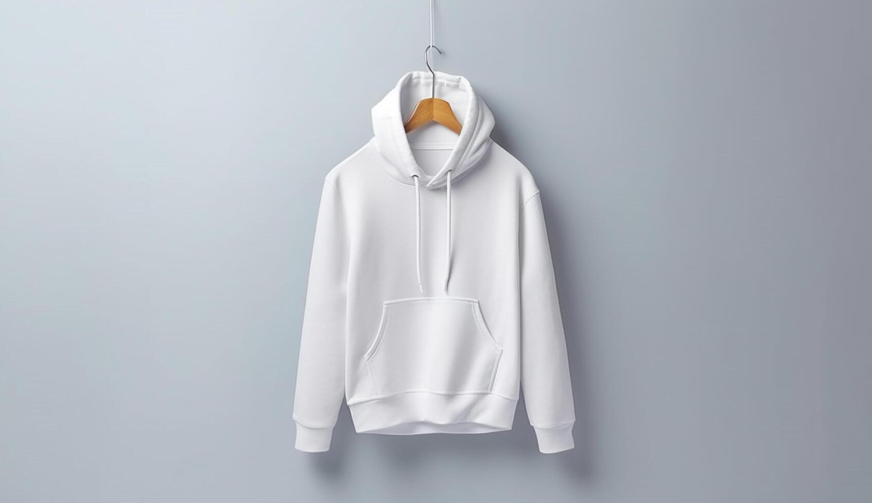 Blank hoodie for mockup design photo