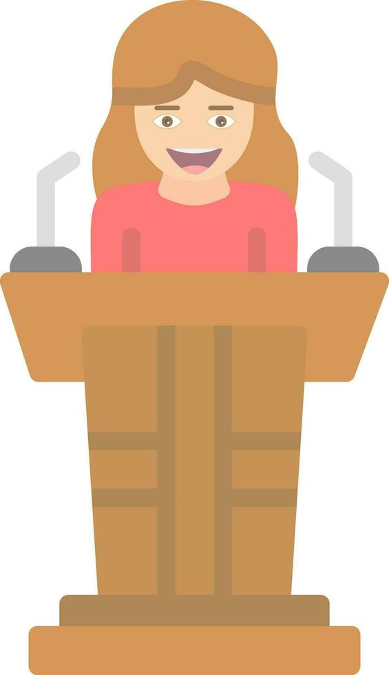 Politician Vector Icon Design