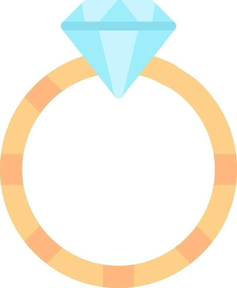 Diamond ring Vector Icon Design