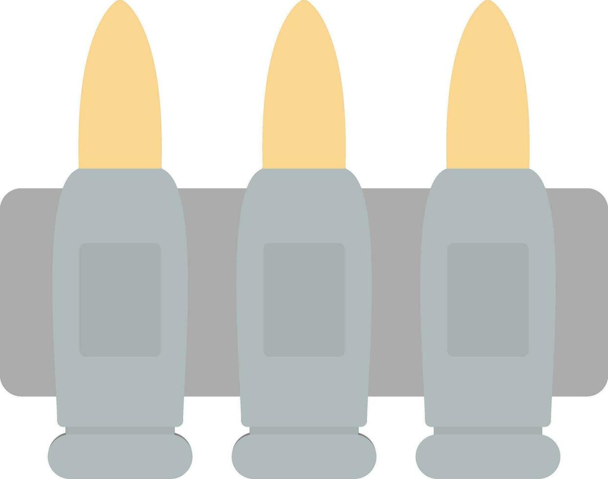 munición vector icono diseño