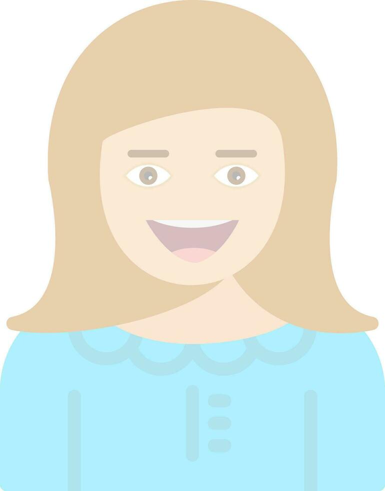 diseño de icono de vector de niña