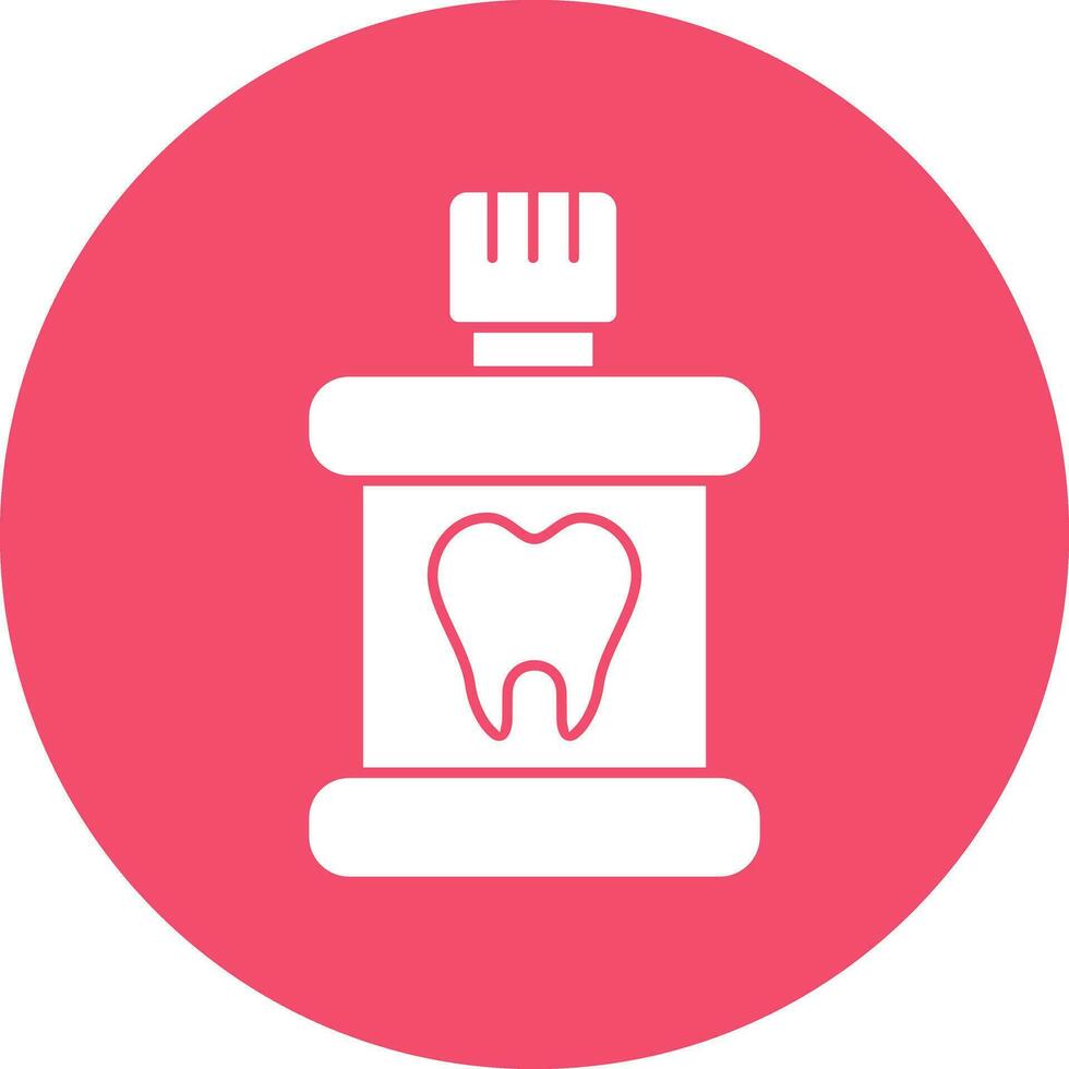 Mouthwash Vector Icon Design