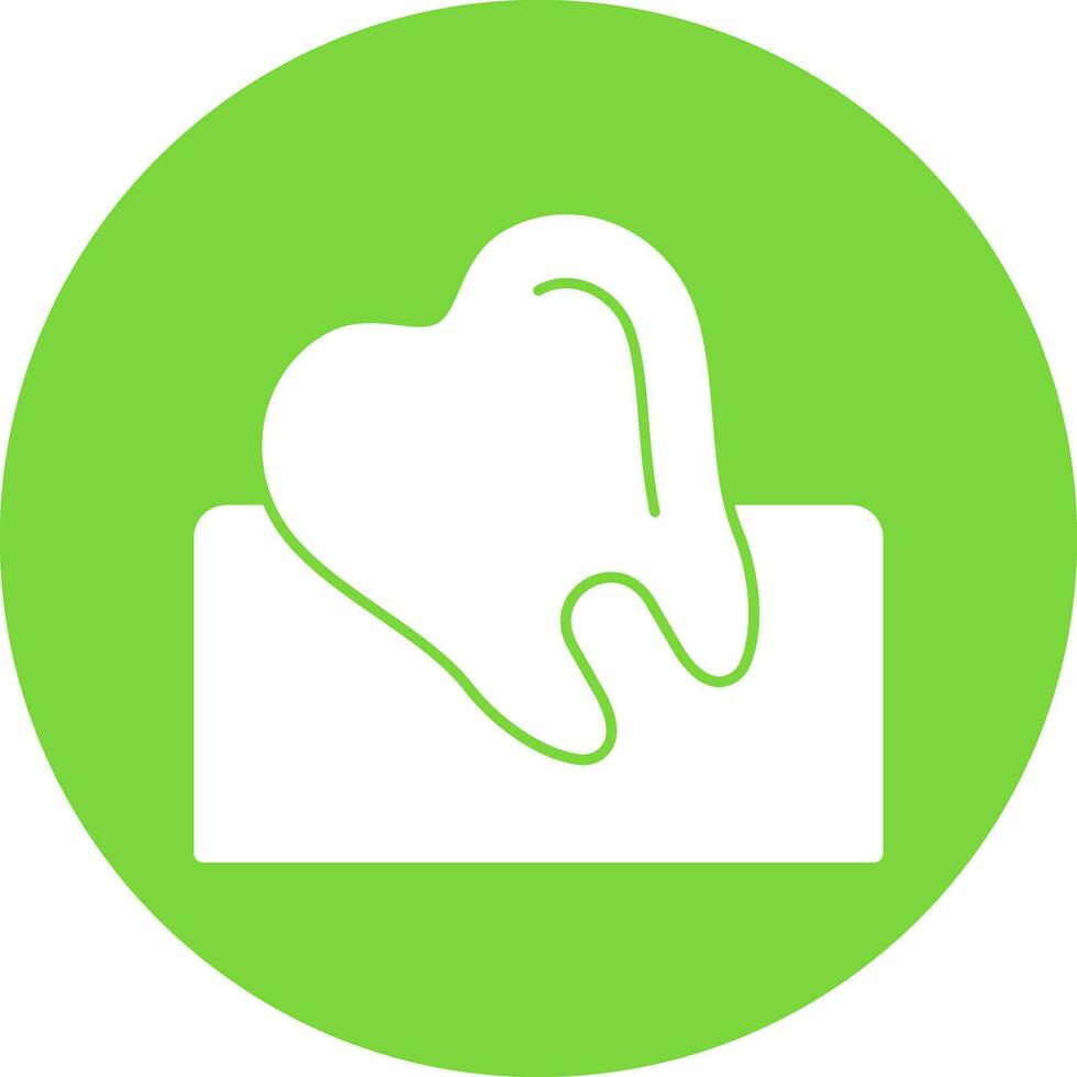Wisdom Tooth Vector Icon Design