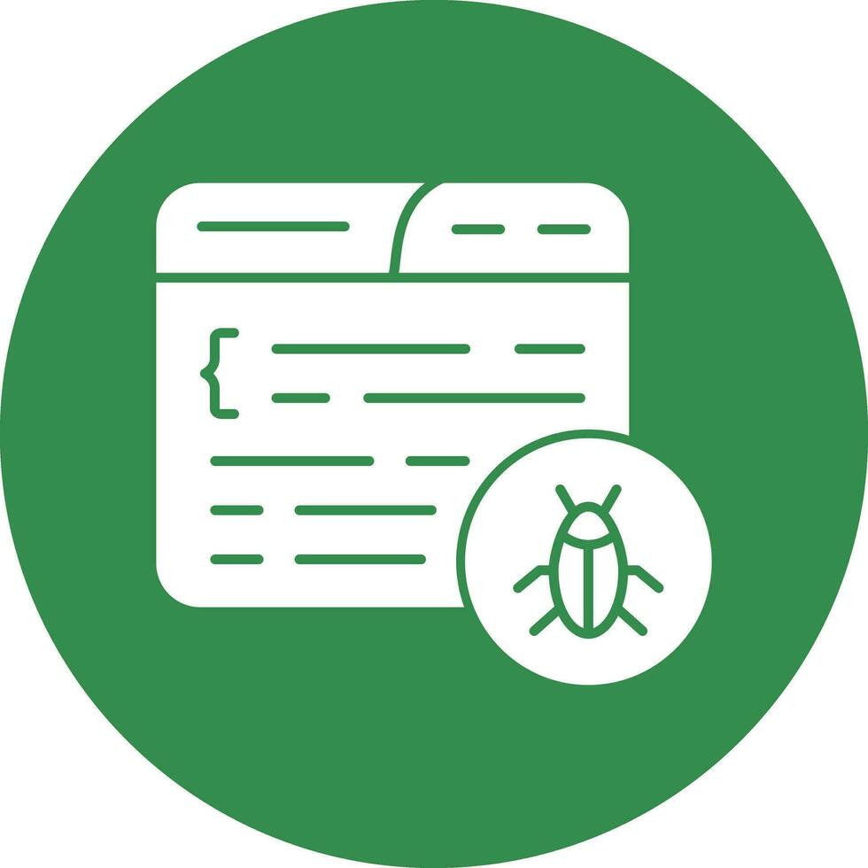 Bug Vector Icon Design
