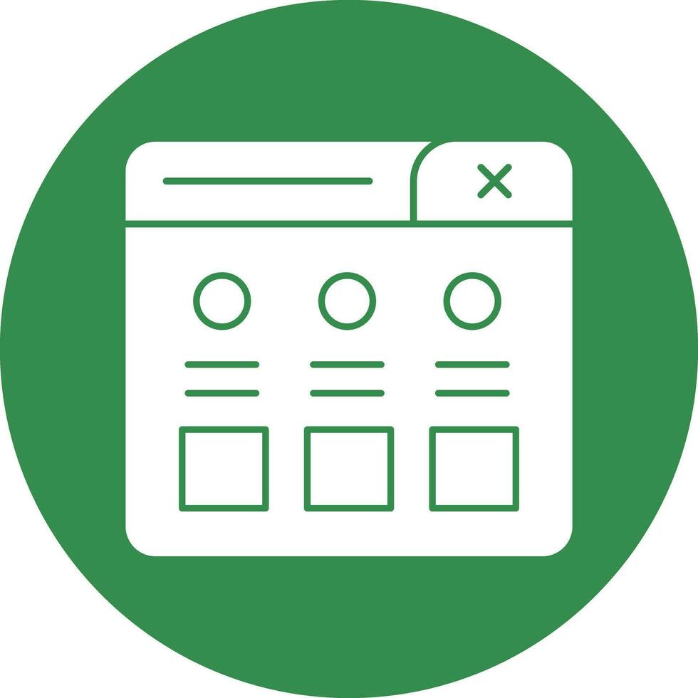 Options Vector Icon Design