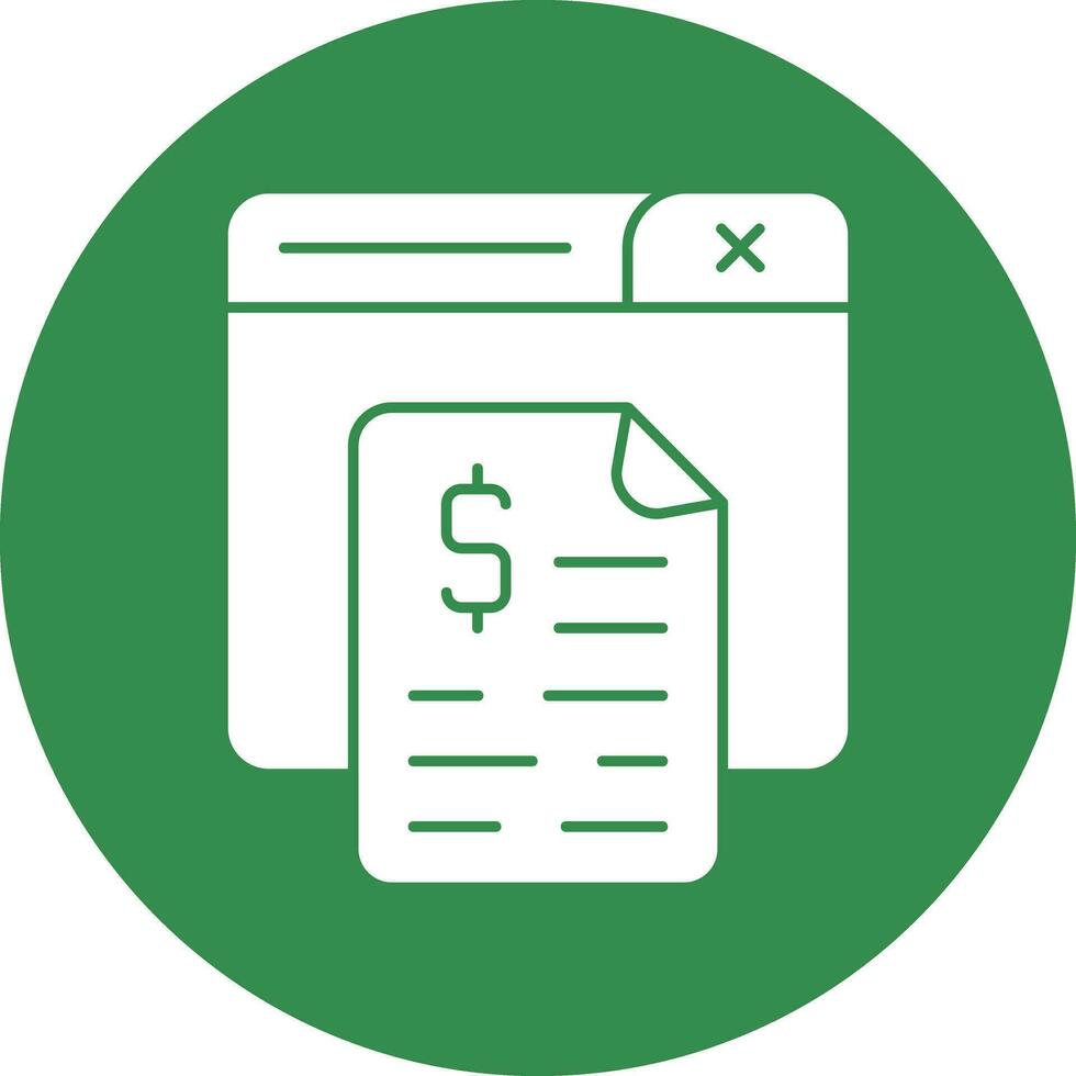 Receipt Vector Icon Design