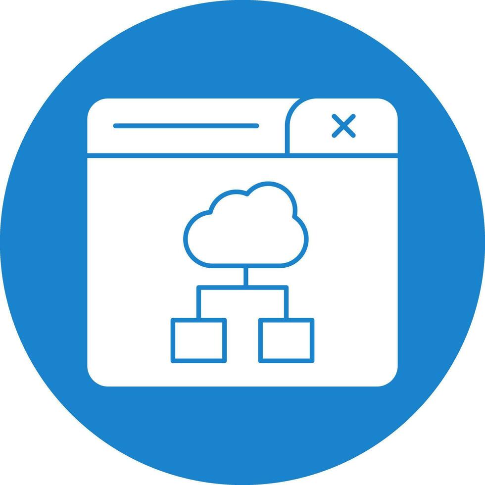Cloud Computing Vector Icon Design