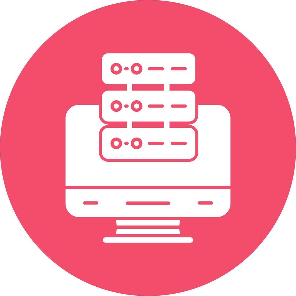 Monitor Vector Icon Design