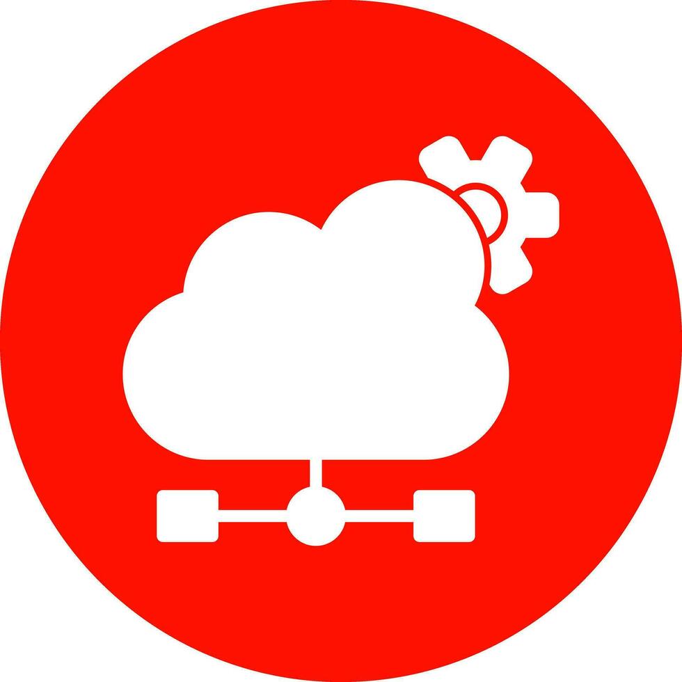 Cloud Computing Vector Icon Design