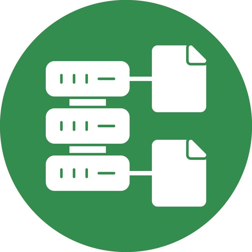 Database File Vector Icon Design