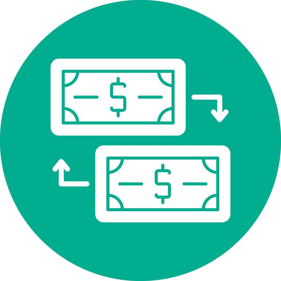 Money Exchange Vector Icon Design