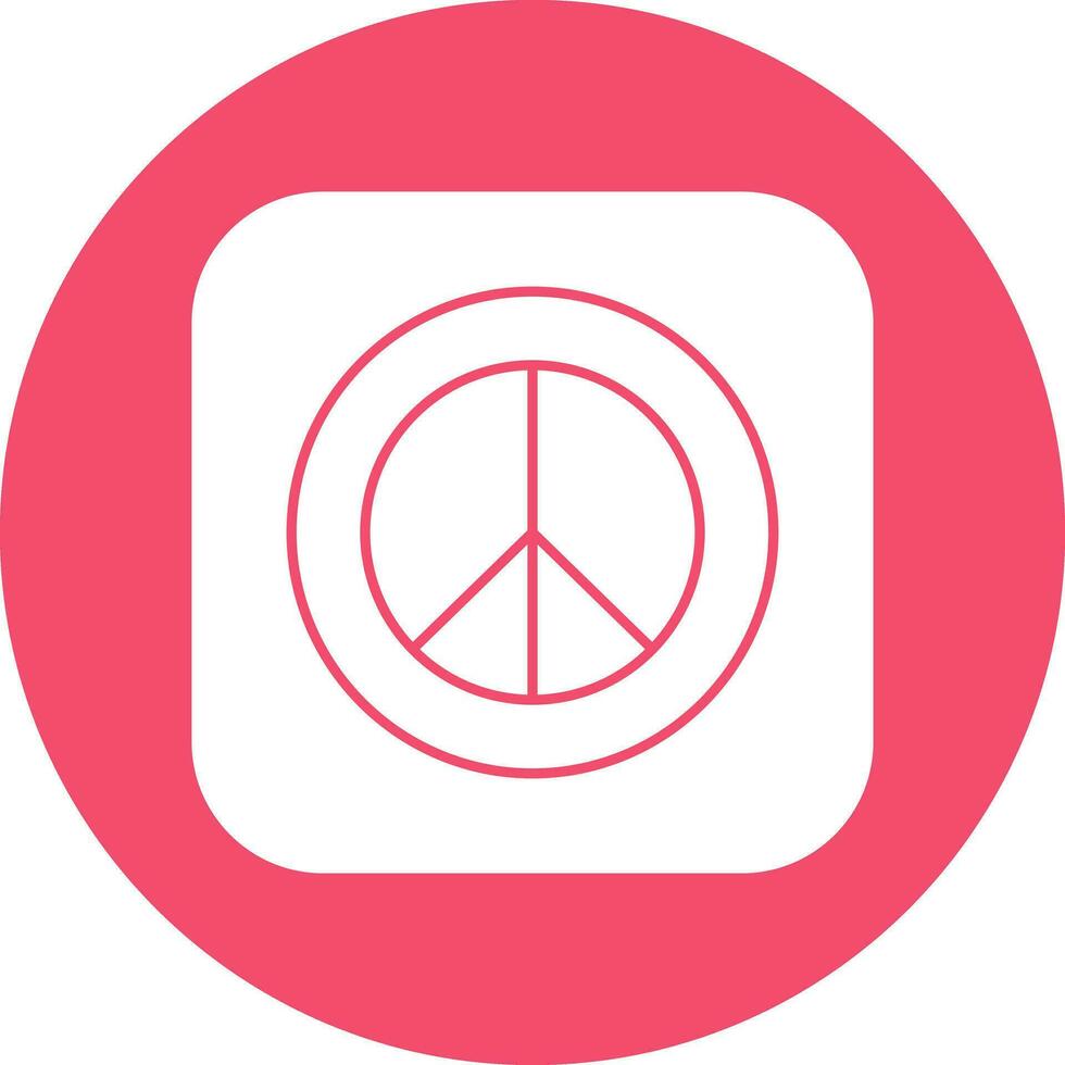 Peace Sign Vector Icon Design