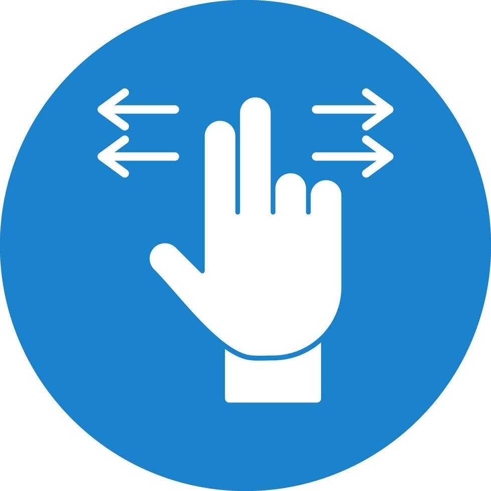 Swipe Vector Icon Design