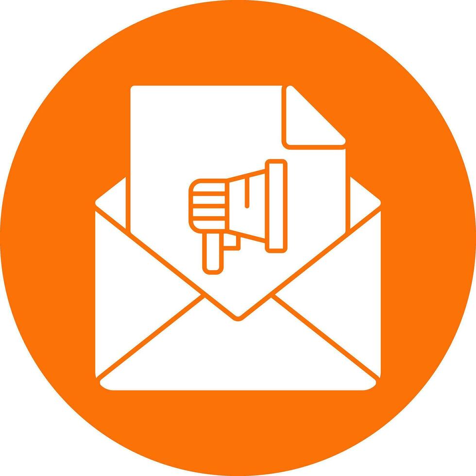 Email Marketing Vector Icon Design