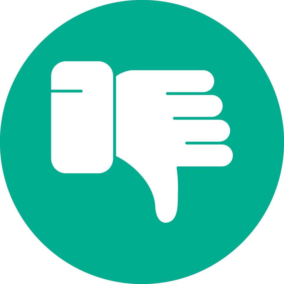 Dislike Vector Icon Design