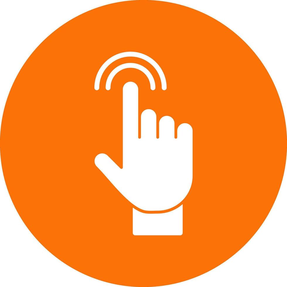 Tap Vector Icon Design