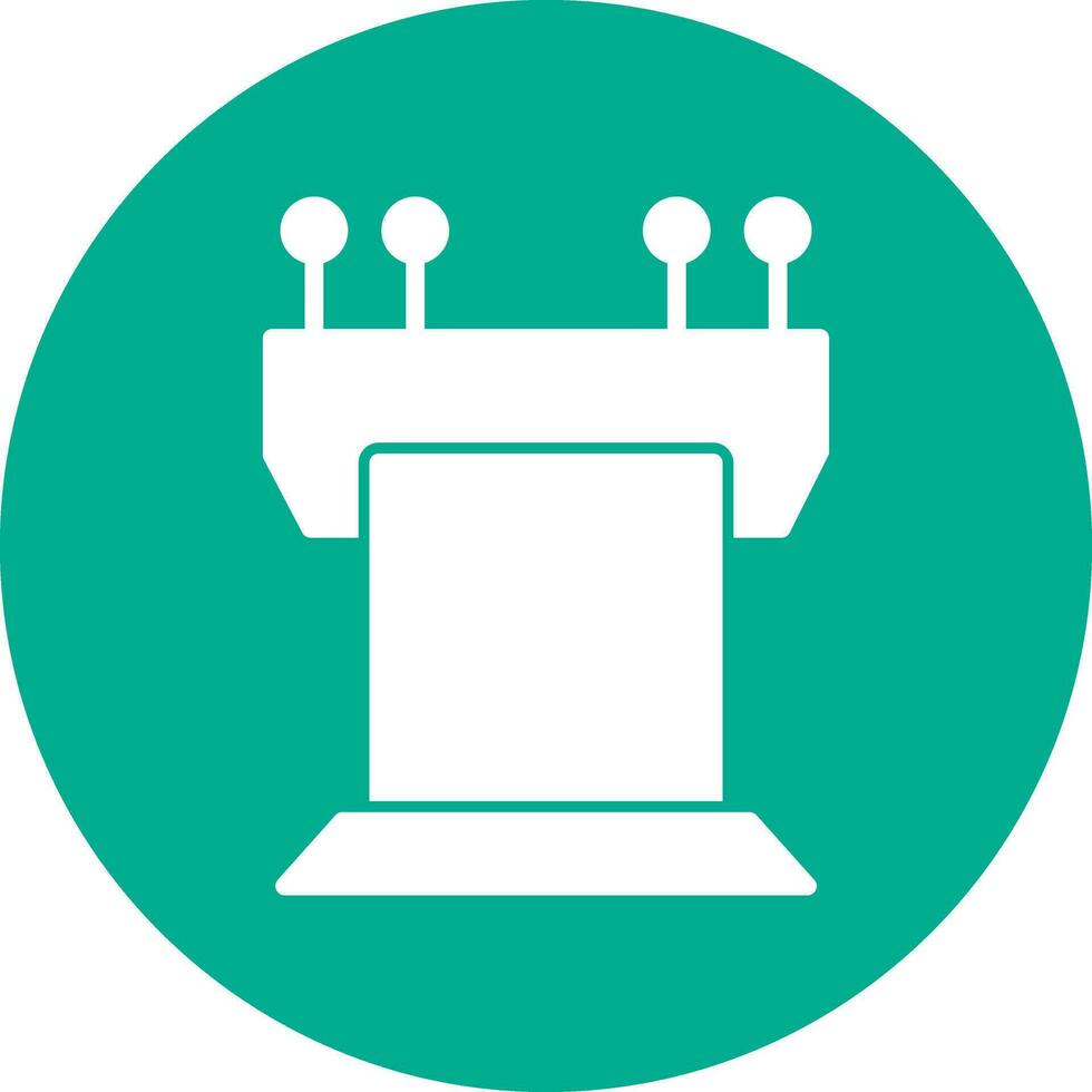 Podium Vector Icon Design