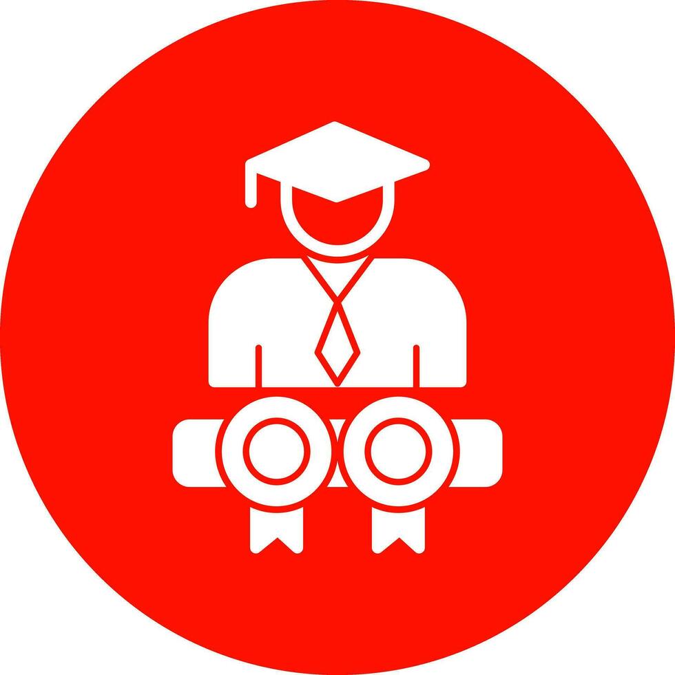 Diplomas Vector Icon Design