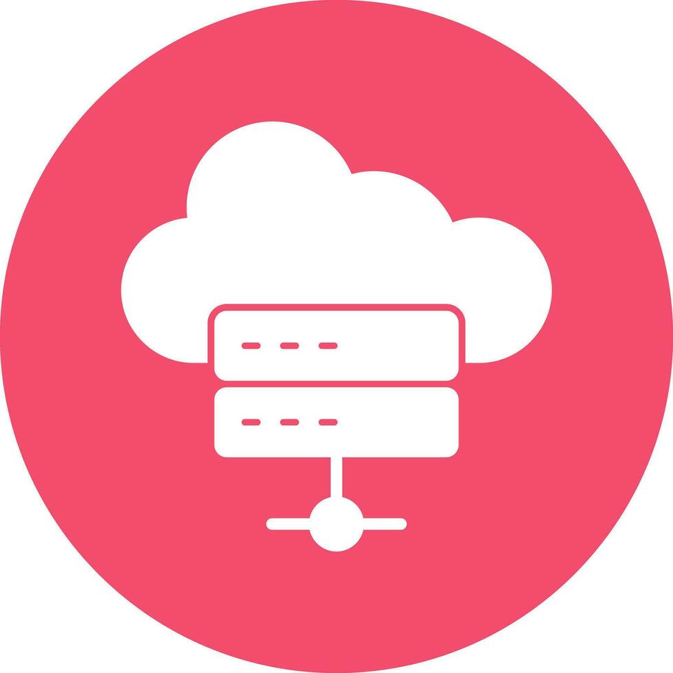 Hosting Vector Icon Design