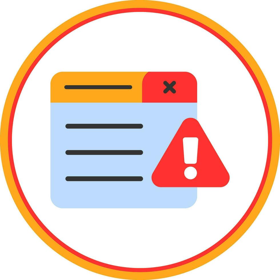 Warning Vector Icon Design