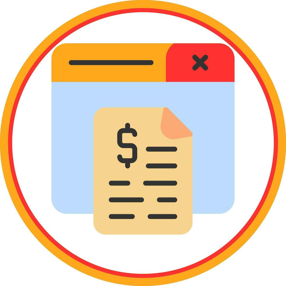 Receipt Vector Icon Design