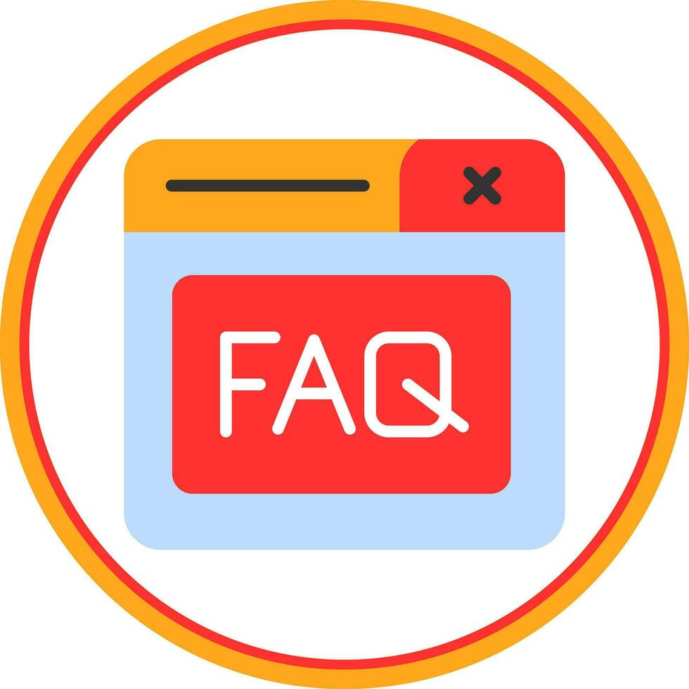 Faq Vector Icon Design