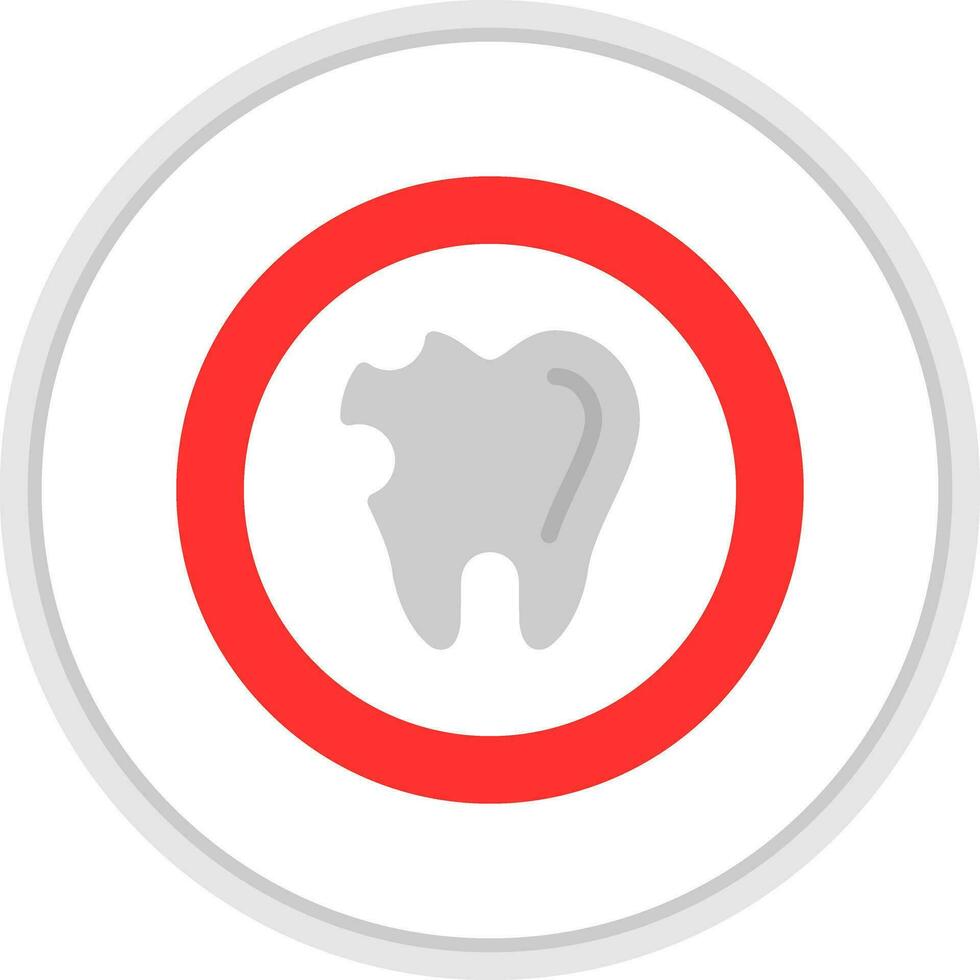 Caries Vector Icon Design