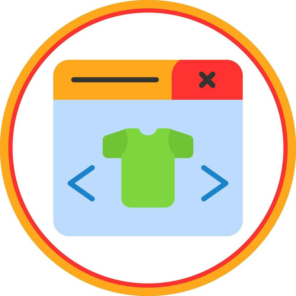 Clothing Store Vector Icon Design