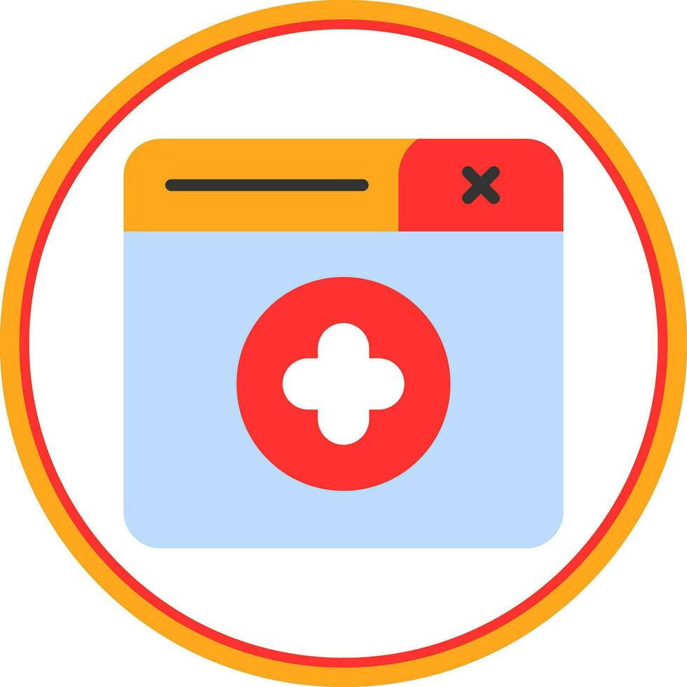 New Window Vector Icon Design