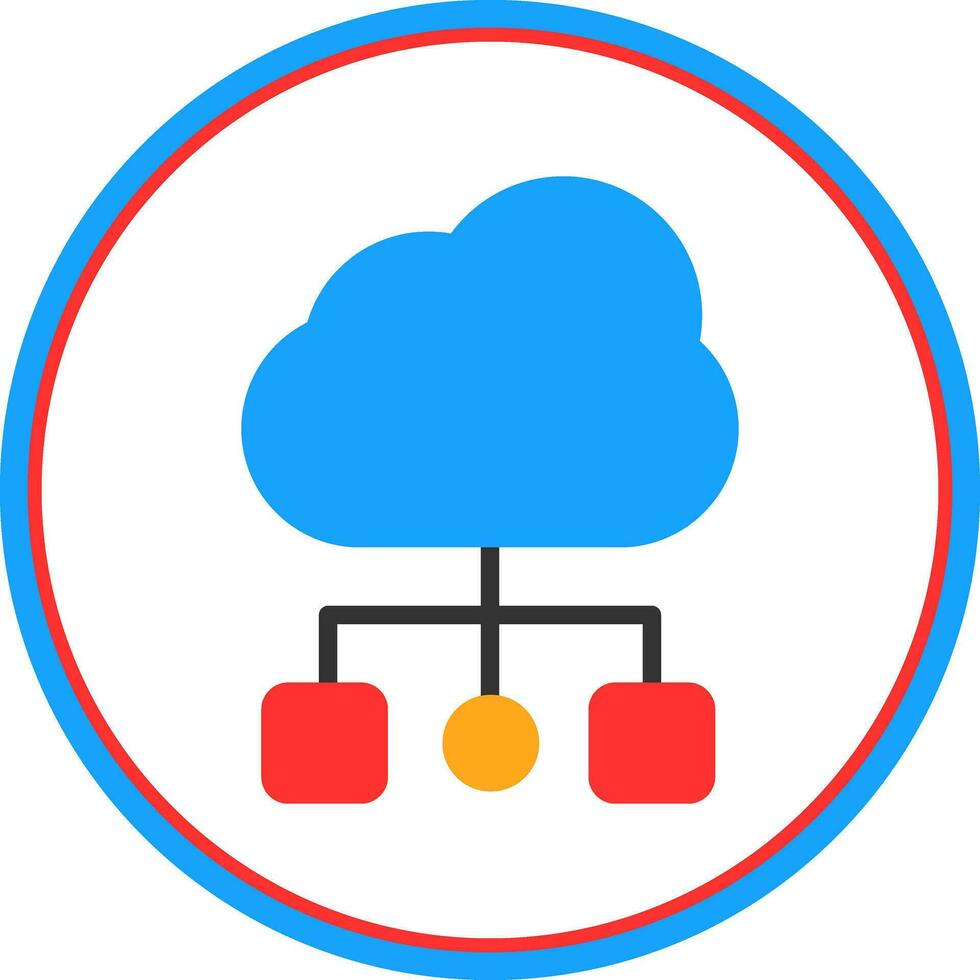 Cloud Computing Vector Icon Design