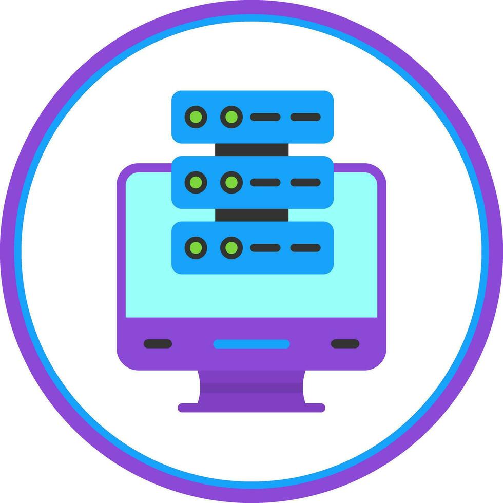 Monitor Vector Icon Design