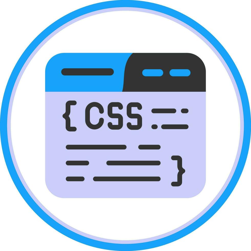 css codificación vector icono diseño