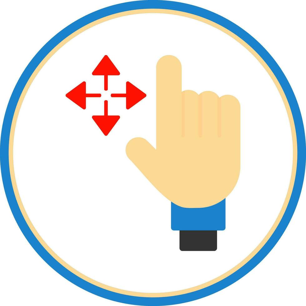 Drag Vector Icon Design