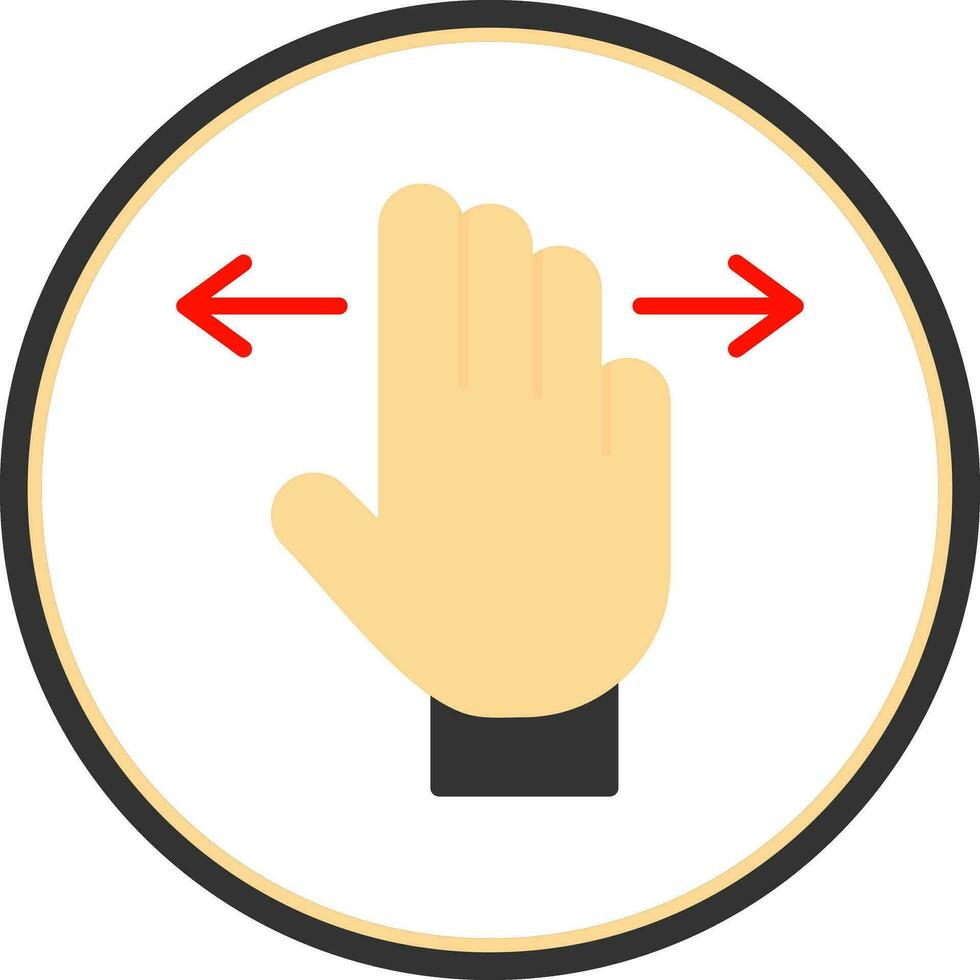 Swipe Vector Icon Design