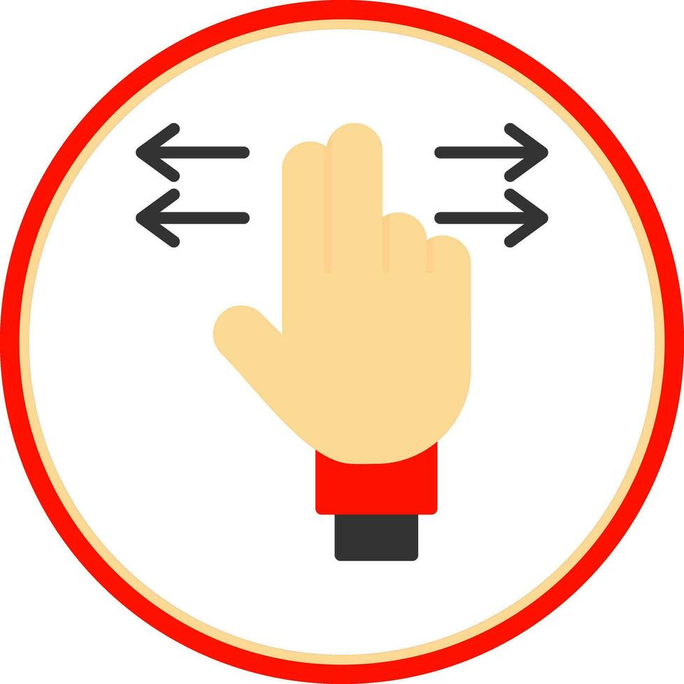 Swipe Vector Icon Design