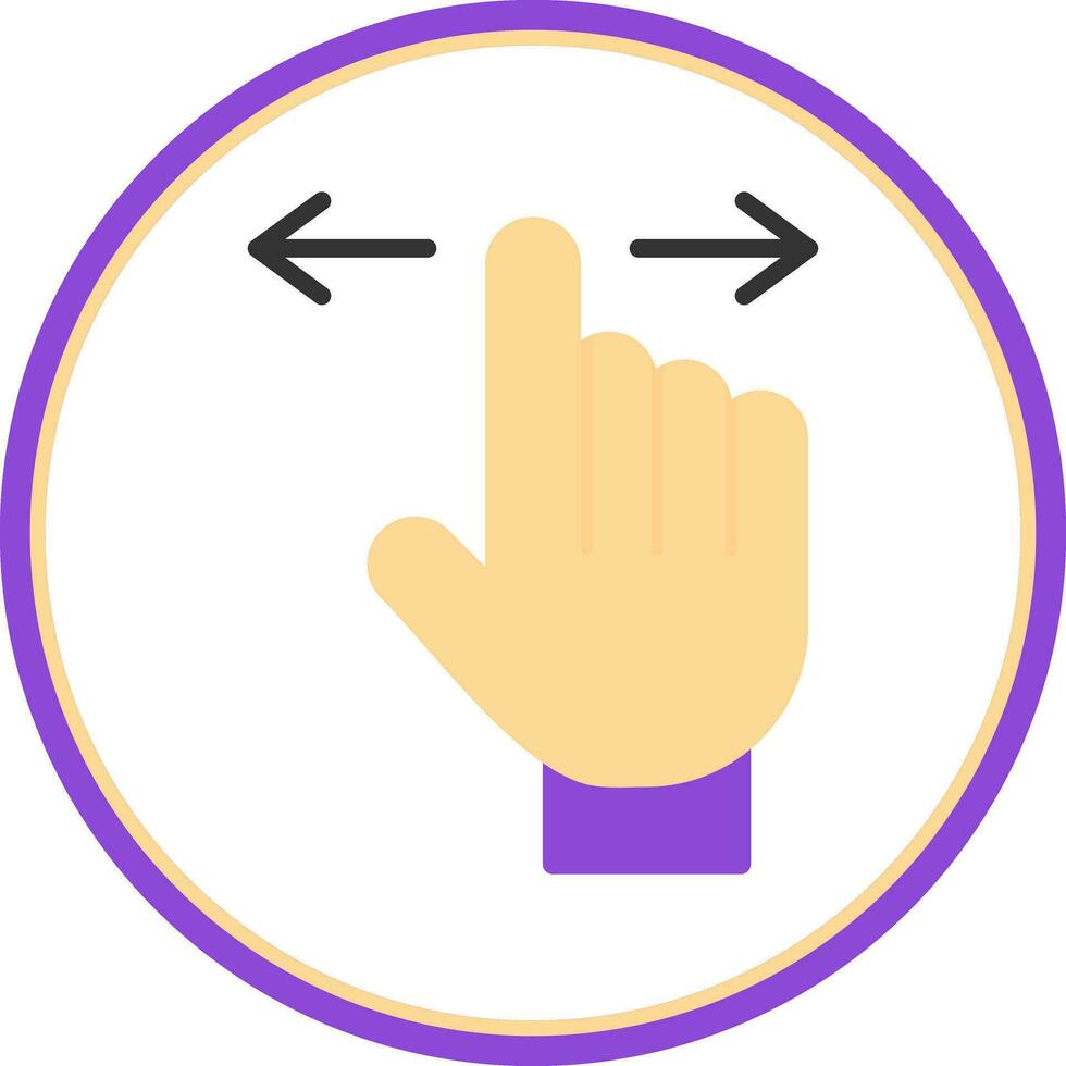 Swipe Vector Icon Design