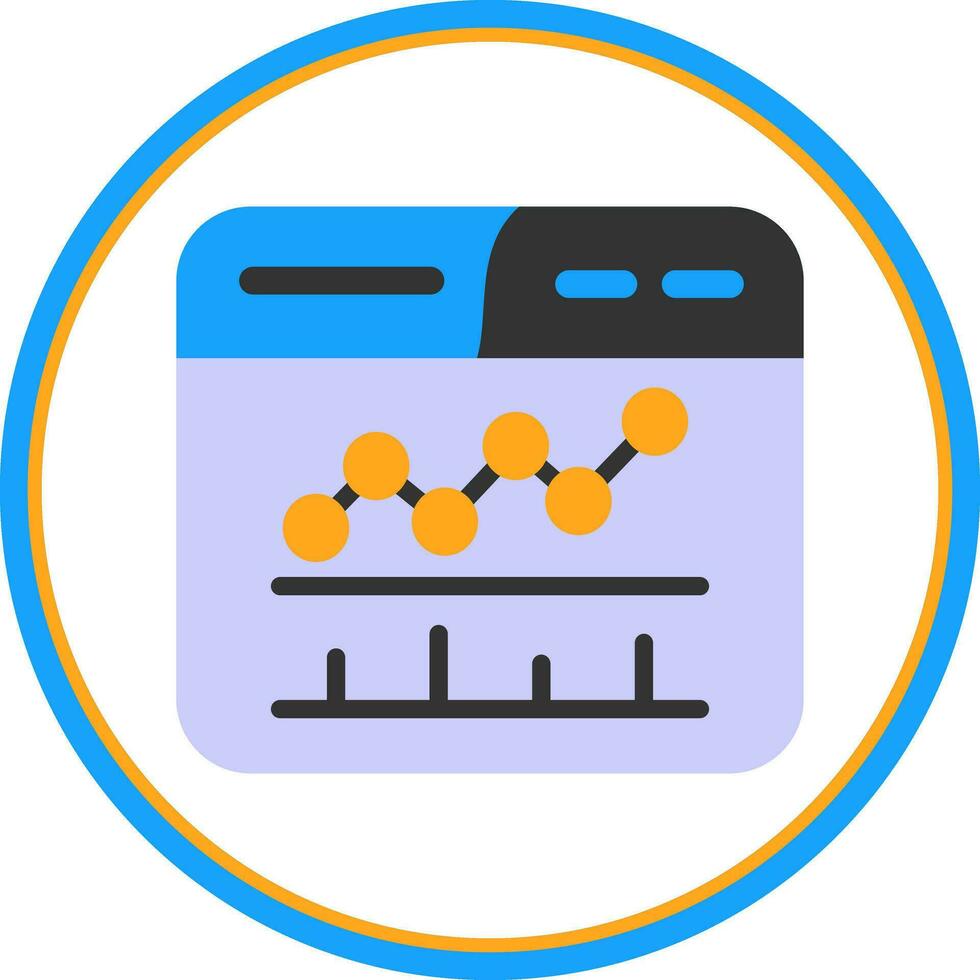 Analytics Vector Icon Design