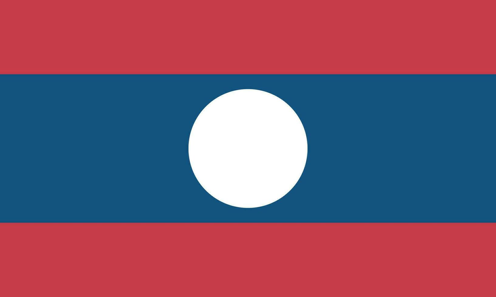 nacional Laos bandera, oficial colores, y dimensiones. vector ilustración. eps 10 vector.