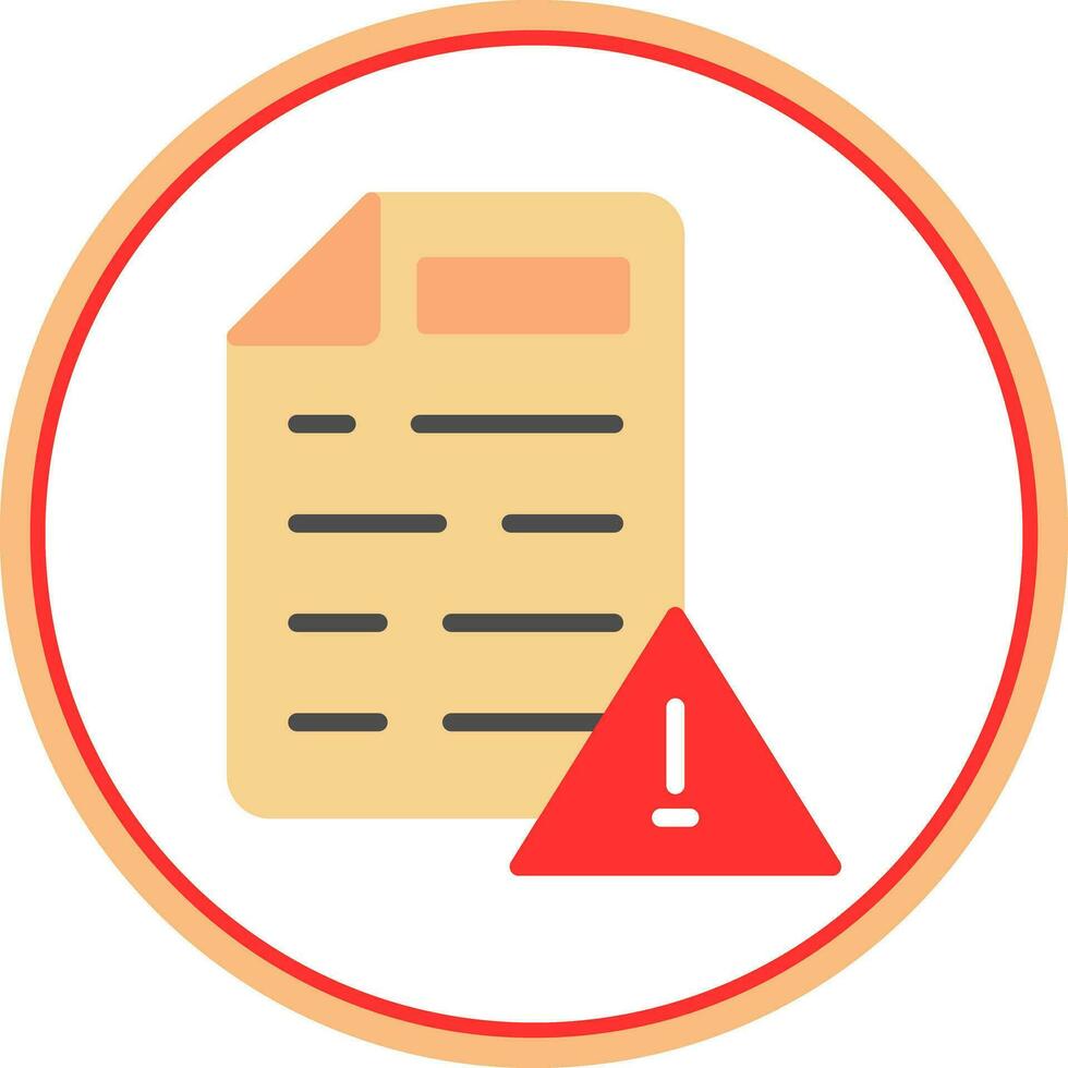 Warning Vector Icon Design