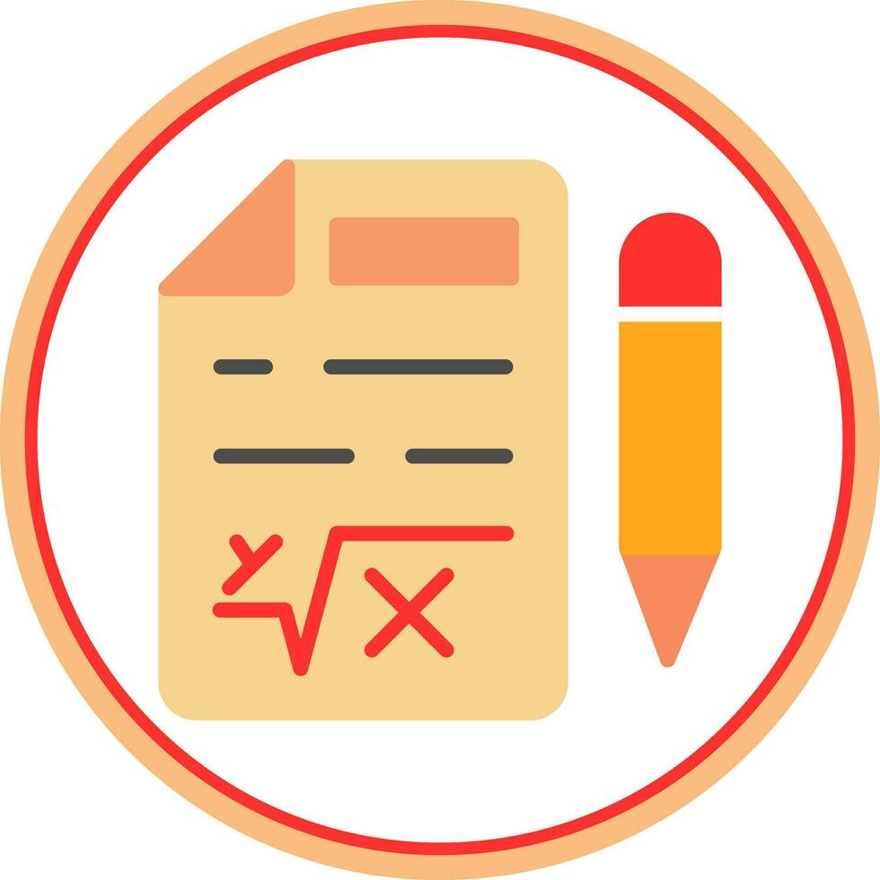 Maths Vector Icon Design