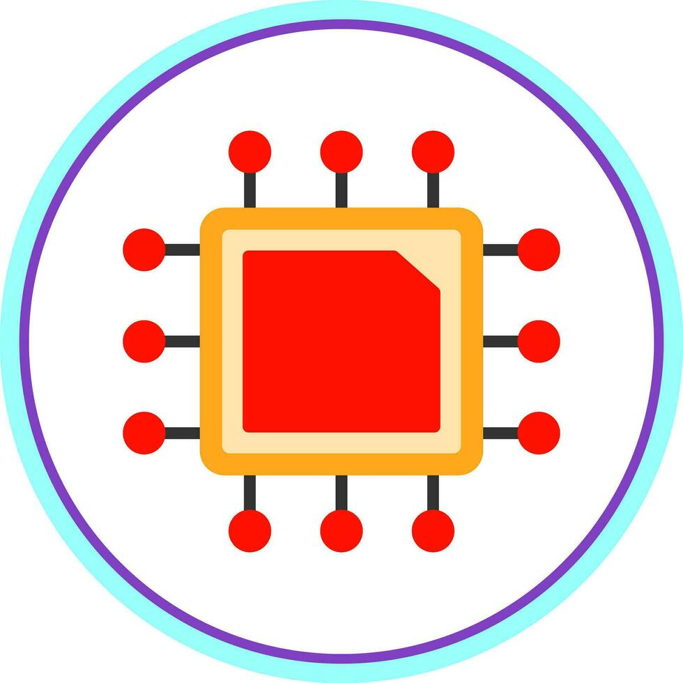 diseño de icono de vector de chip