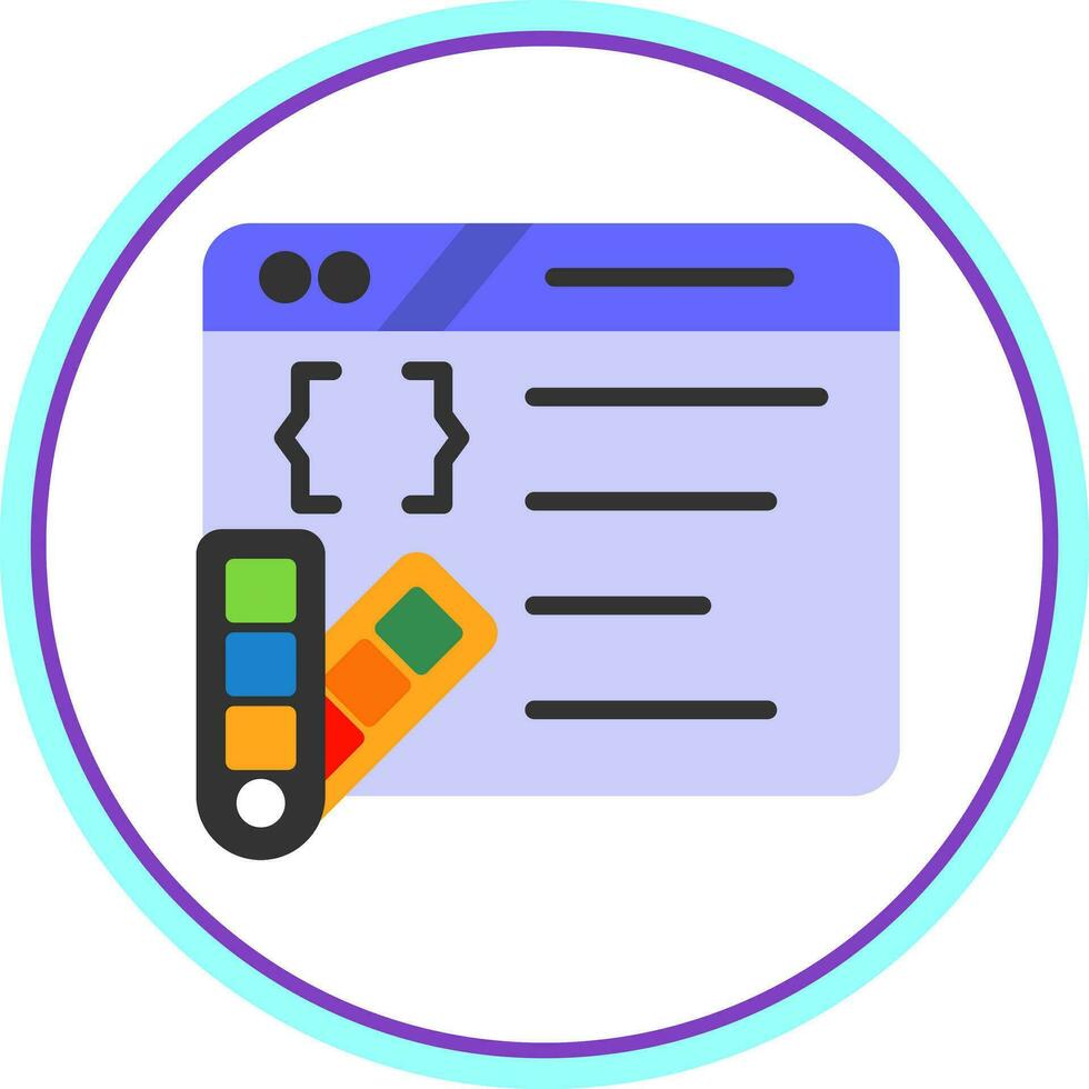 Style Sheet Vector Icon Design
