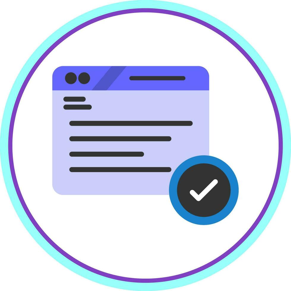 Check Vector Icon Design