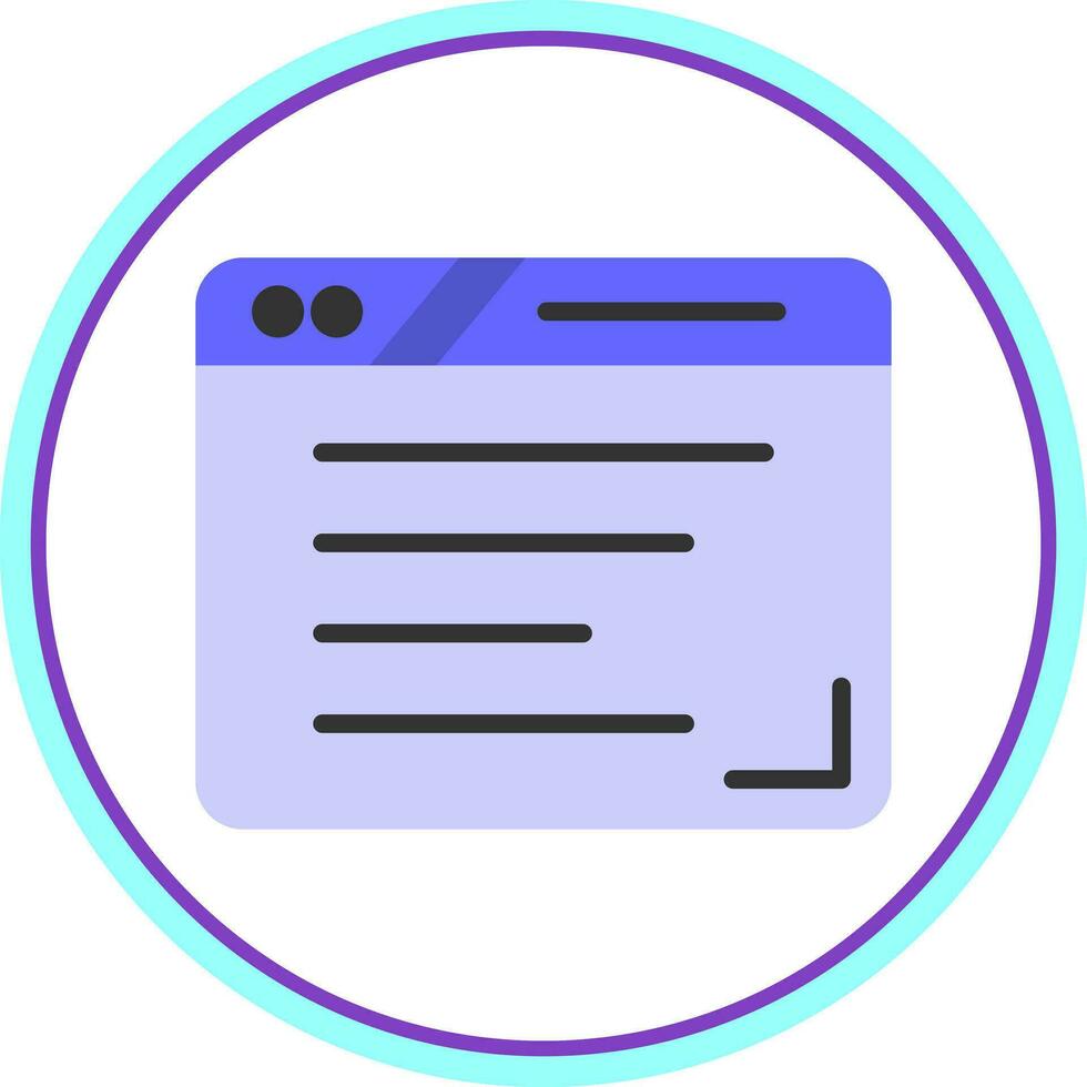 Browser Vector Icon Design