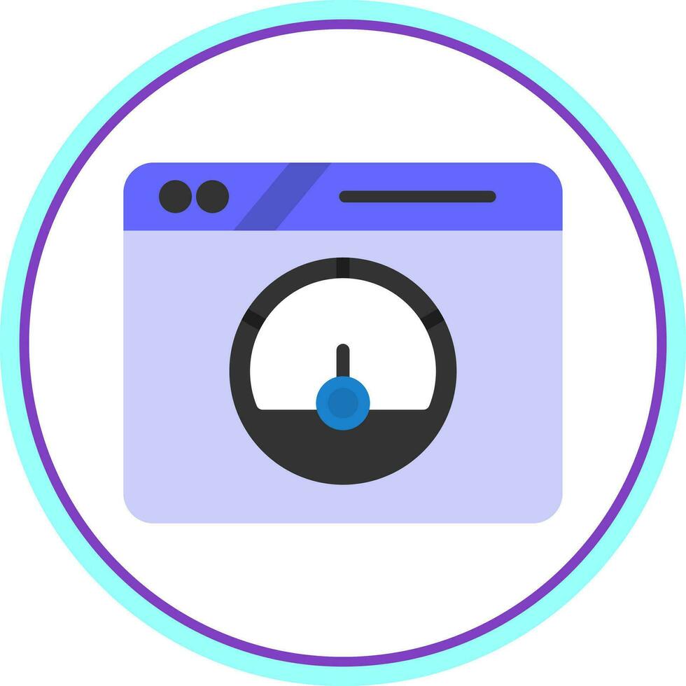 Speed Test Vector Icon Design