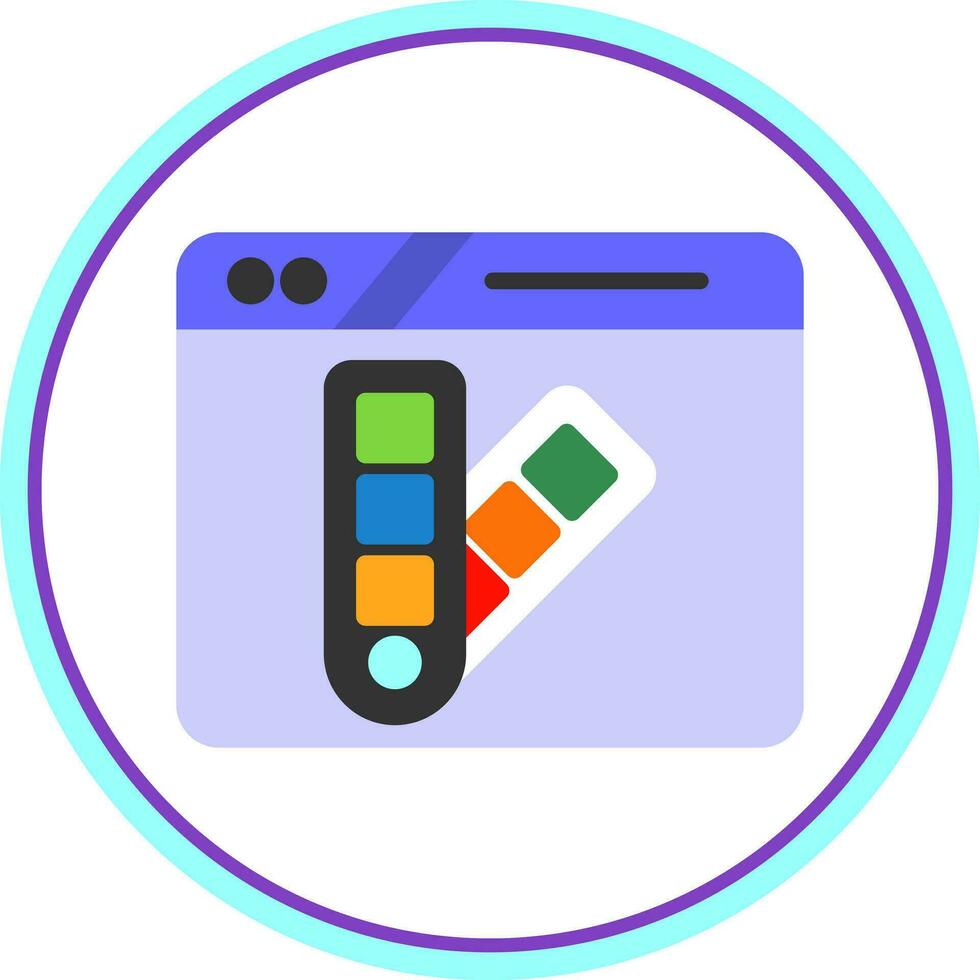 Color Scheme Vector Icon Design