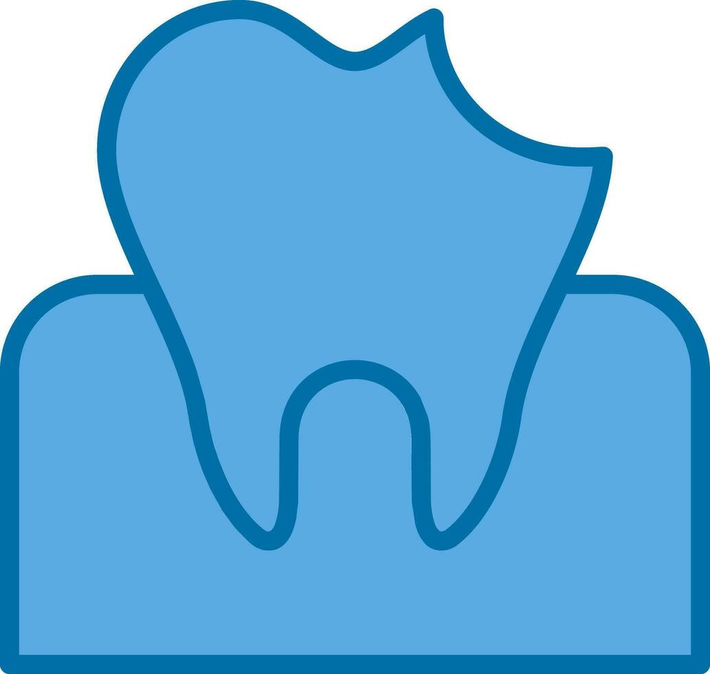 Dental Caries Vector Icon Design