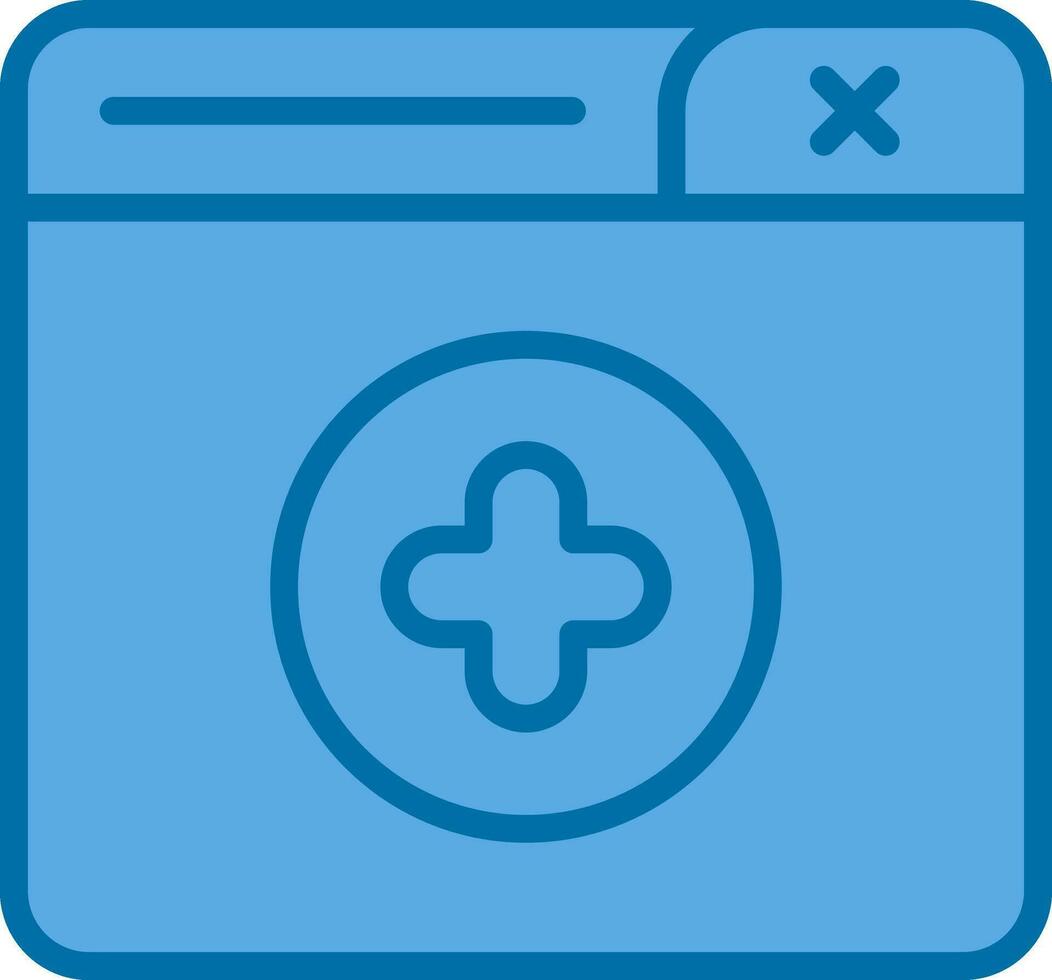 New Window Vector Icon Design
