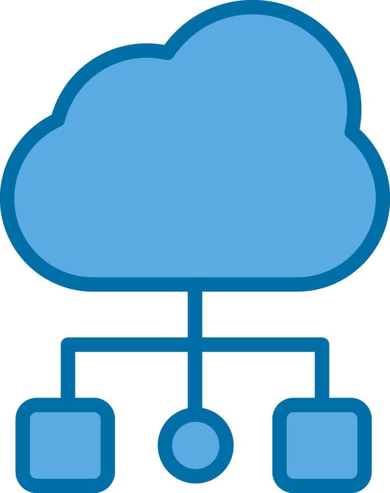 Cloud Computing Vector Icon Design
