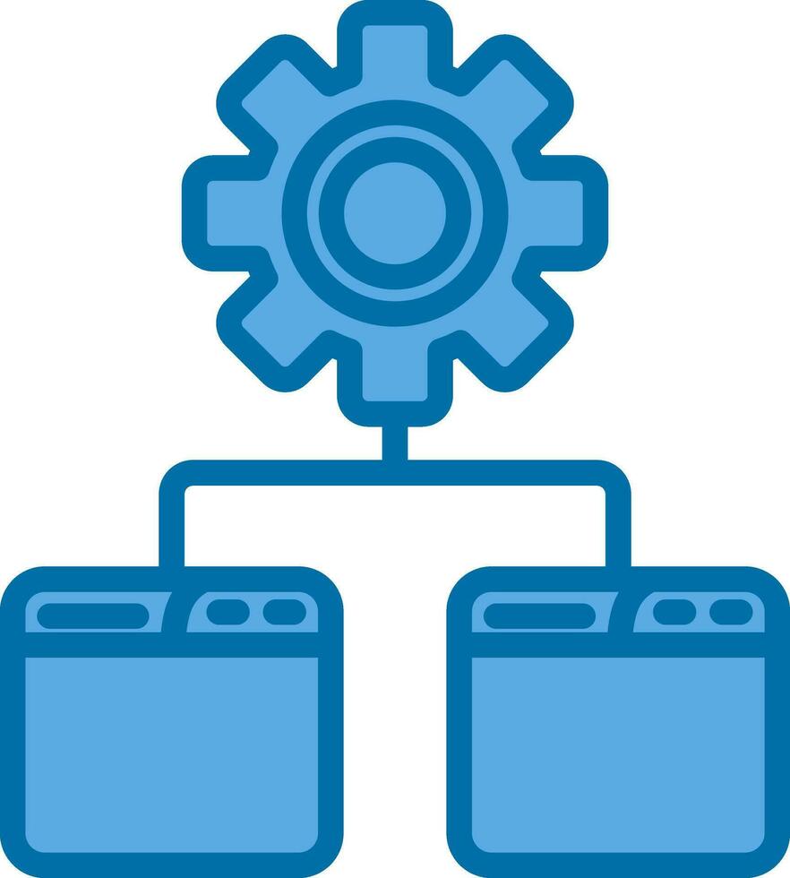 Batch Processing Vector Icon Design